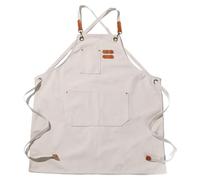 sodeber Tablier À Bavette Imperméable Avec 3 Poches, Résistant À L ' Eau Et