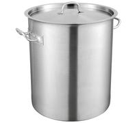 Soeppan grande capacité - 39,7 litres - Acier inoxydable - Compatible avec les plaques à induction