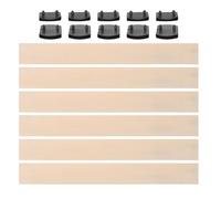 SOESFOUFU 1 Jeu de Lattes de Support en Bois pour Matelas - Remplacement des Lattes de lit en Bois - Support sous Le Matelas - Montage Facile pour améliorer Votre mobilier de Chambre à Coucher