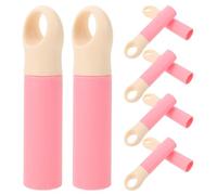 SOESFOUFU 10 Pièces Poignée de Rechange pour Balai et Pelle à Poussière en Plastique Simple, Facile à Remplacer Nettoyage Domestique