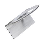 SOESFOUFU 1pc Support Mural pour Sèche-cheveux en Acier Inoxydable 304 Argenté, Installation Facile, Gain de Place, Design Moderne pour Salle de Bain ou Chambre