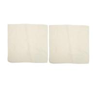 SOESFOUFU 2 Pièces Tissu à Presser le Tofu en Étamine Alimentaire Réutilisable Blanc, Tissu Filtrant Facile à Nettoyer Cuisine et Vapeur, Accessoire Essentiel pour Filtrer Fromage et Soja