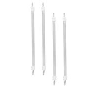 SOESFOUFU 4 Pièces Tube Chauffant en Quartz Élément Chauffant Infrarouge en Quartz de Remplacement Blanc pour Espace Intérieur et Salons Répartition Uniforme Chaleur Stabilité Haute