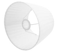 SOESFOUFU Abat Jour Tissu pour Abat-jour de lampadaire Blanc 25 cm Compatible E27 E14 1 pièce Protection des yeux pour salon et chambre