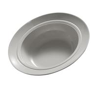 SOESFOUFU Assiette Creuse en Céramique Nordique, Grand Format pour Dîner | Usage Multifonction, Nettoyage Facile, Finition Soignée, Table de Banquet, Style Simple et Créatif