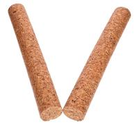 SOESFOUFU Bouchons de Liège Bouchons Sûrs et Hermétiques pour Bouteille de Vin 2pcs en Liège Naturel Marron, pour Maisons et Cafés
