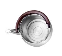 SOESFOUFU Bouilloire en Acier Inoxydable à Grosse Capacité Sifflet pour Cuisinière, pour Chauffer le Lait et Préparer Café, Couleur Argenté