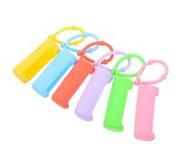 SOESFOUFU Bracelet à Perles Réglable Manchons en Silicone Ensemble de 6 pour Flacons à roulettes 10ml, Protecteur Antidérapant Facile à Monter pour Bouteilles D'huile Essentielle