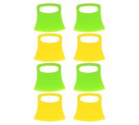 SOESFOUFU Couteau Coupe-frites Ondulé 8pcs en Pp Réutilisable Lame Détachable pour Carottes, Concombres, Légumes et Pâte à Pizza, Outil Multifonction Cuisine Pratique