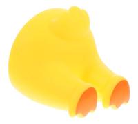 SOESFOUFU Crochet pour Brosses à Dents de Salle de Bain, Petits Crochets Muraux Décoratifs, Autocollant sans Perçage, Vinyle Abs, Jaune, pour Salles de Bains et Cuisines