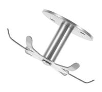 SOESFOUFU Crochet Rotatif en Acier Inoxydable 304 pour Ustensiles Cuisine, Six Griffes Robustes, Suspendu sous Meuble, pour Organiser la Cuisine Argenté