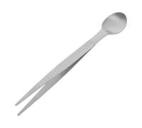 SOESFOUFU Cuillère à Goûter Mini en Acier Inoxydable 304 Baguettes et Pince Multifonction pour Hôtel Cuisine Professionnelle Légère et Compacte