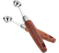 SOESFOUFU Cuillères à Glace en Acier Inoxydable 2 Pièces, Coupe Facile de Crème Glacée Dure et Salade, Accessoire Cuisine Polyvalent pour Préparation Saine