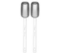 SOESFOUFU Cuillères Doseuses Résistantes à L'usure 15ml en Acier Inoxydable Lot de 2 Long Manche pour Assaisonnement Précis Cuisine ou Buffet