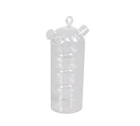 SOESFOUFU Distributeur D'huile et D'eau Bouteille Rectangulaire 150ml Cuisine et Barbecue en Verre Résistant Haute Température Anti-fuite Pratique