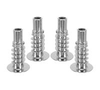 SOESFOUFU Embase de Pivot de charnière 4PCS Manchon en Alliage Argent, Accessoire Appui-tête pour canapés inclinables, kit de quincaillerie pour Meubles pour Bricolage à Domicile