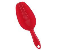 SOESFOUFU Ensemble de Pelles en Plastique Rouge pour Buffet de Bonbons et Prise de Farine, Poignée Ergonomique, Pelle Solide Réutilisable pour Usage Alimentaire et Jardin
