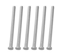 SOESFOUFU Goupilles de Charnière Amovibles Design Silencieux et Stabilité Renforcée Lot de 6 en Acier Inoxydable Argenté pour Porte Intérieure en Bois pour Chambres D'garçon et Filles