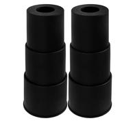 SOESFOUFU Housse Télescopique Noire pour Accessoires de Chaise Bureau 2pcs en Plastique, Installation Facile, Polyvalente pour Cylindre de Chaise de Bureau