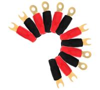 SOESFOUFU Kit de Connecteurs Électriques à Sertir Isolés en Fer et Pp, 6 Paires, Facile à Utiliser pour Mise à Niveau de Système Audio