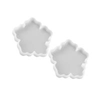 SOESFOUFU Lot de 2 Moules en Silicone Créatifs de Fleur pour Résine Époxy, Multi-usages et Pratiques, Maison Magasin