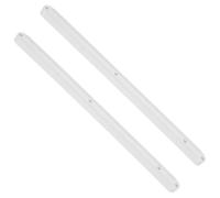 SOESFOUFU Lot de 2pcs Rail Tiroir Coulissant Plastique Blanc pour Armoires Coulisseau de Tiroir Silencieux en Plastique et Protection de L'environnement