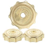 SOESFOUFU Lot de 3 boutons de réglage de flamme pour cuisinière à gaz à pression moyenne avec trou de raccordement semi-circulaire, accessoires pour le réglage de la flamme