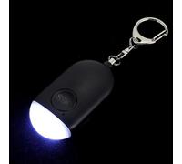 SOESFOUFU Mini Alarme Personnelle Portable Rechargeable Lampe Torche LED, Design Clip-on, Batterie Intégrée 130mah, pour Usage Extérieur et Voyage