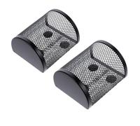 SOESFOUFU Panier suspendu magnétique en fer noir, lot de 2, pour rangement dans cuisine et armoires