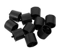 SOESFOUFU Porte-noyau Noir pour Distributeur de Ruban Adhésif en Plastique, Rouleau de Rechange avec Dispensation Lisse, Pour Bureau et Enseignants, Lot de 10 Pièces
