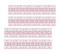 SOESFOUFU Serviettes en Papier Décoratives Saint-valentin de Cœur, Lot de 20 Pièces, Forte Absorption et Design Unique Rouge pour Anniversaires et Mariages