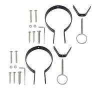 SOESFOUFU Sets de Sets de Accessoires Lot de 2 Design Simple et Pratique Espagnol en Fer Noir Réutilisables pour Porte-jambon Cuisine et Maison