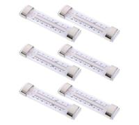 SOESFOUFU Thermomètre Sécurisée Professionnel Réfrigérateur Haute de Précision Lot de 6 Pièces Fonction pour Usage Long, Cuisine et Congélateur