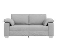 SOFA 3 PERSONNES - Large Canapé - 3 PLACES - Gris nuage 180x80x82 cm tissu C6119