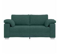 SOFA 3 PERSONNES - Large Canapé - 3 PLACES - Vert foncé 180x80x82 cm tissu C6117