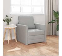 Sofa-lit 2-en-1 Gris nuage 74x77x81 cm en tissu