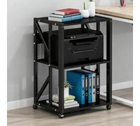 SOFACHEN Meuble AV Étagère de Composants HiFi à 2/3 Niveaux, Support Audio Vidéo Multifonction avec Étagères Réglables, Support Audio pour Consoles de Jeux, Divertissement(Style 3)