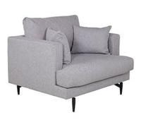 Paris Prix Fauteuil Sofia en tissu Gris