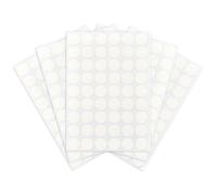 SOFPLATE 270 Autocollant Blanc pour Vis de 21mm Cache Vis pour Armoire en Plastique PVC Plat et Rond Autocollant Contre Poussière pour Murs Bureaux Meubles Réparation Décoration
