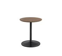 Muuto Table d'appoint Soft 48 cm Solid smoked oak-black
