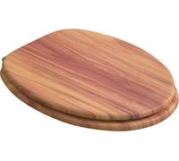 Soft Close Wooden Toilet Seat, Hygienic, Easy to Clean, O-Shape