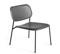 Soft Edge 100 Lounge Chair Chaise Hay Soft noir - HAY 2569491009000