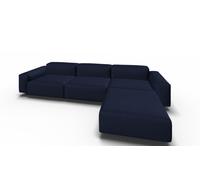 Vitra Canapé Soft Modular 3 places avec chaise longue Volo limone