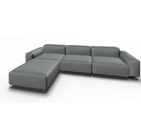 Soft Modular canapé 3 Places avec Chaise longue Volo gris fer Vitra - 4055737351990