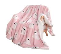 Soft Warm Lightweight Sofa Couch Cover | Ghost Blanket Spooky Flannel