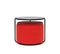 Softline Table d’appoint et pouf Tom, Designer Sascha Sartory, 47/37 cm