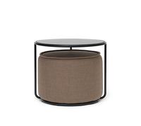 Softline Table d’appoint et pouf Tom, Designer Sascha Sartory, 47/37 cm