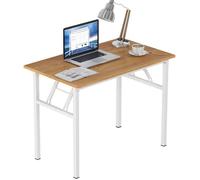 SogesHome Bureau d'Ordinateur Pliant, 100 x 60 x 75 cm, Bureau d'Ordinateur à Utiliser comme Bureau, Table de Salle à Manger ou