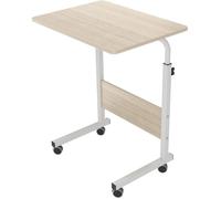 SogesHome Table d'Appoint Mobile 23,6 Pouces Table d'Ordinateur Portable Mobile Réglable pour Canapé-Lit, Noir