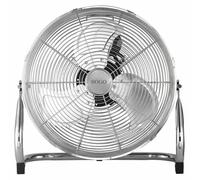 Sogo VEN-SS-21025, Ventilateur de sol industriel, Chrome, Métal, 30 cm, AC, 55 W